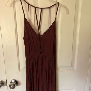 Patrons of Peace Airy Gauze strappy Summer mini Dress Size MED